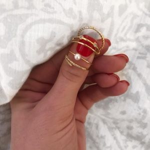 Set of Anthropologie rings
